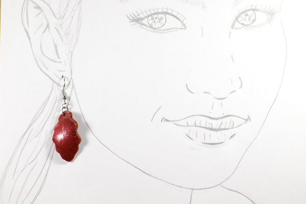 DANGLING EARRINGS LEAF VARIOUS