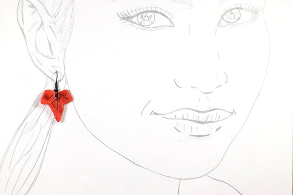 DANGLING EARRINGS LEAF VARIOUS