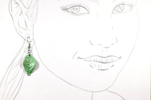 DANGLING EARRINGS LEAF VARIOUS