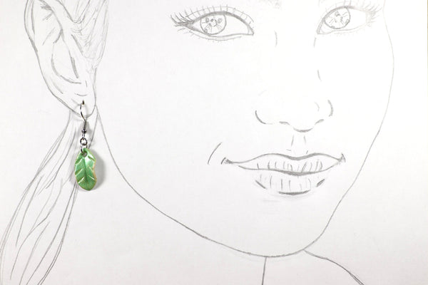 DANGLING EARRINGS LEAF VARIOUS