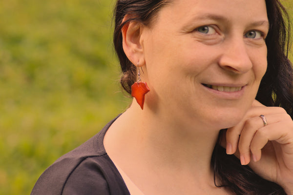 DANGLING EARRINGS LEAF VARIOUS