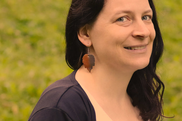 DANGLING EARRINGS LEAF VARIOUS
