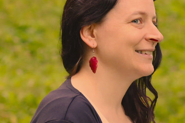 DANGLING EARRINGS LEAF VARIOUS