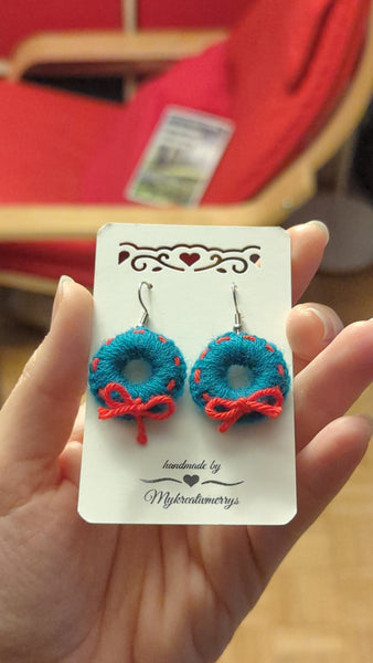 ADVENT WREATH EARRINGS