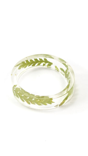 RINGS with flowers in resin