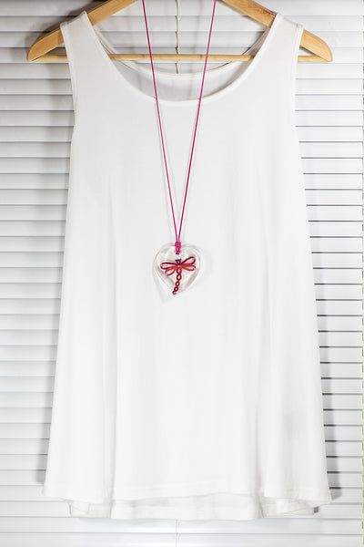 PENDANT RED DRAGONFLY
