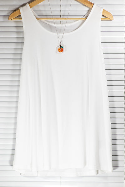 SQUARE PENDANT ORANGE