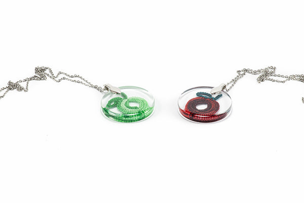 RED FRUIT PLUM PENDANT