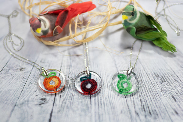 ORANGE FRUIT PENDANT