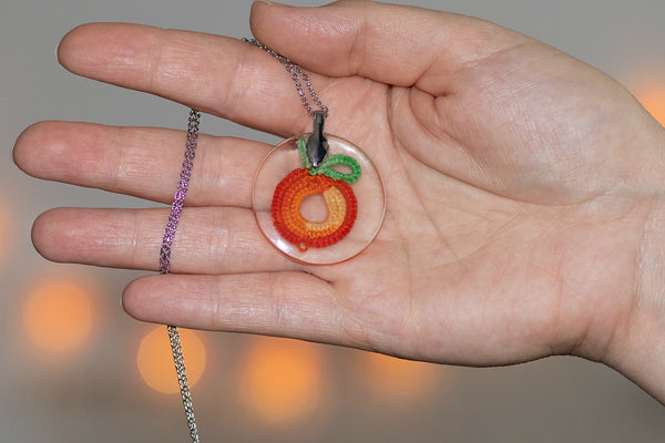 ORANGE FRUIT PENDANT