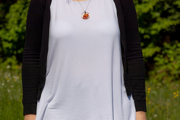 OAK LEAF PENDANT IN DIFFERENT COLORS