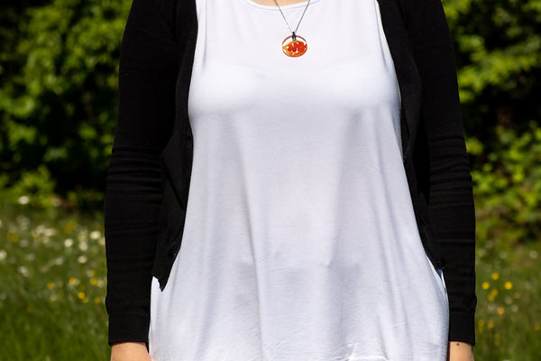 OAK LEAF PENDANT IN DIFFERENT COLORS