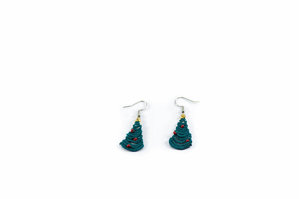 CHRISTMAS TREE EARRINGS