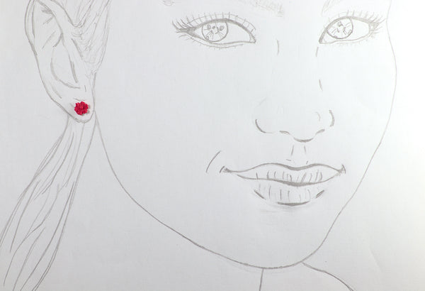 FIXED MINI FLOWER EARRINGS IN DIFFERENT COLORS