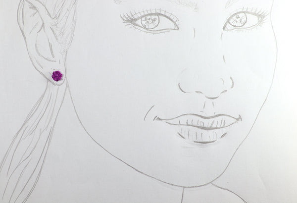 FIXED MINI FLOWER EARRINGS IN DIFFERENT COLORS