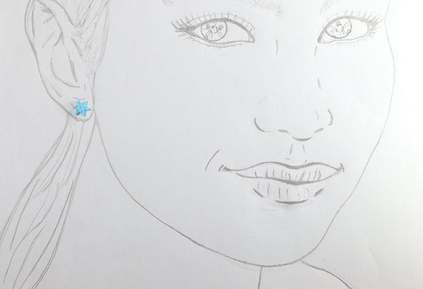 FIXED SNOWFLAKE EARRINGS DIFFERENT