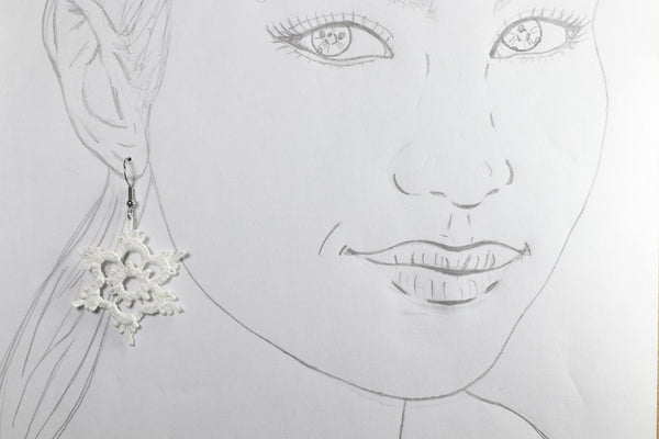 CHRISTMAS SNOWFLAKE EARRINGS