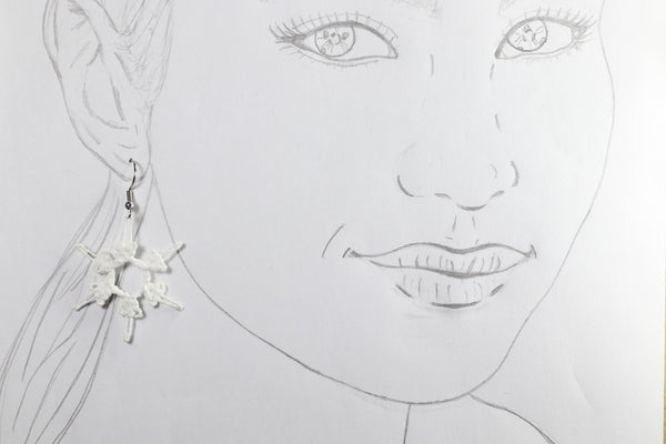 CHRISTMAS SNOWFLAKE EARRINGS