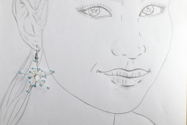 CHRISTMAS SNOWFLAKE EARRINGS