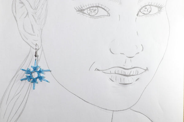 CHRISTMAS SNOWFLAKE EARRINGS