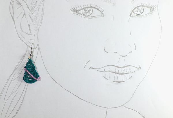 CHRISTMAS TREE EARRINGS