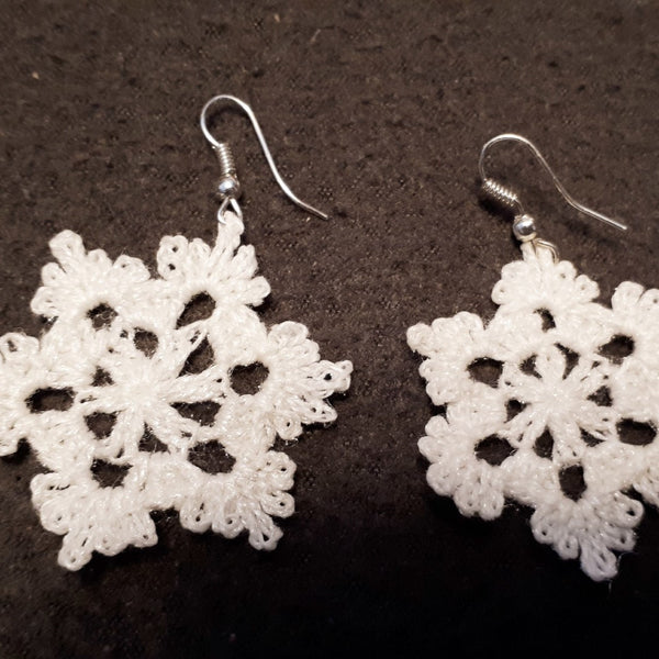 CHRISTMAS SNOWFLAKE EARRINGS