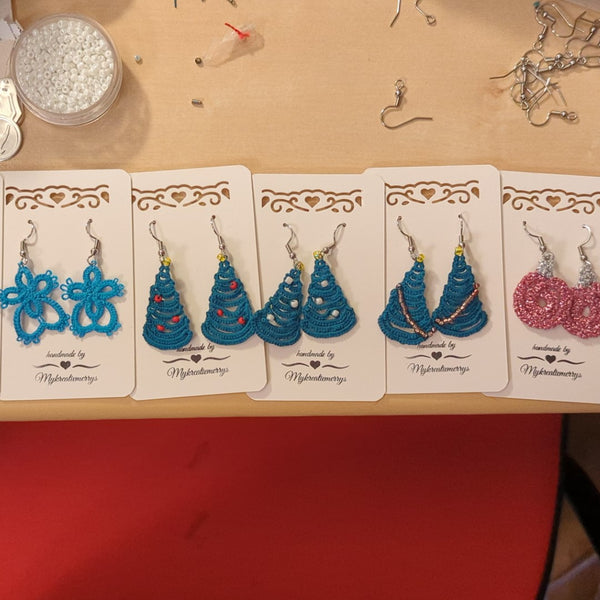 CHRISTMAS TREE EARRINGS