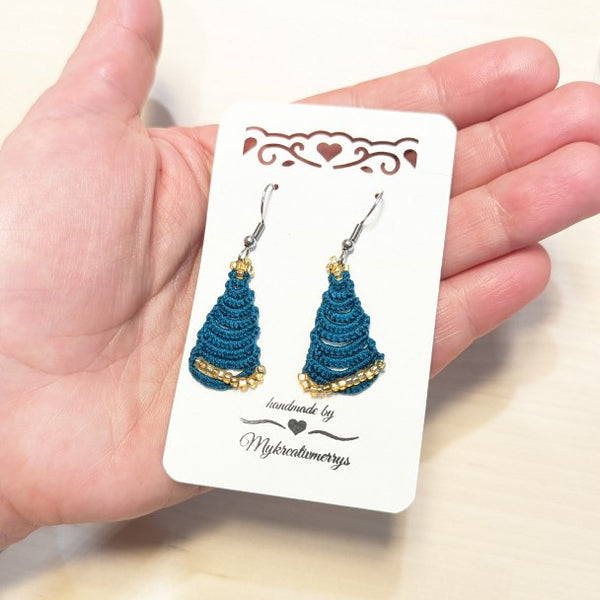 CHRISTMAS TREE EARRINGS