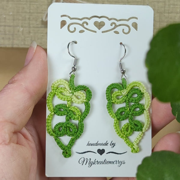 OAK LEAF EARRINGS