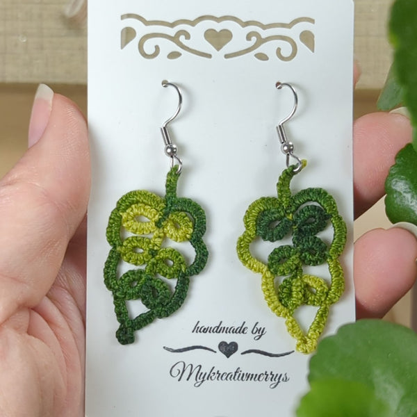 OAK LEAF EARRINGS