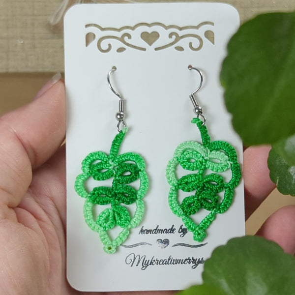 OAK LEAF EARRINGS