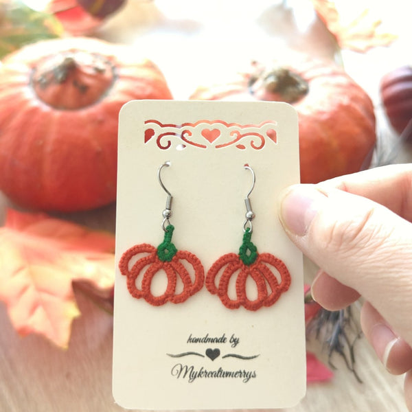 PUMPKIN EARRINGS