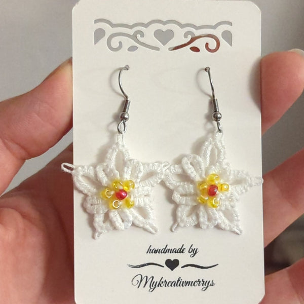 EARRINGS ALPINE FLOWER PLANIKA