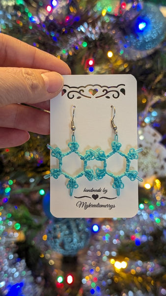 CHRISTMAS SNOWFLAKE EARRINGS