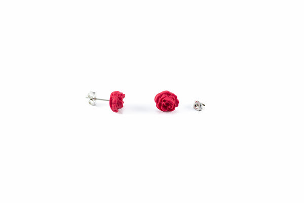 FIXED ROSE EARRINGS IN DIFFERENT COLORS