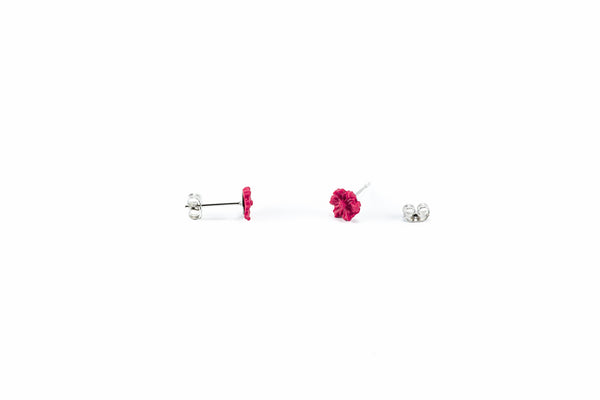 FIXED MINI FLOWER EARRINGS IN DIFFERENT COLORS